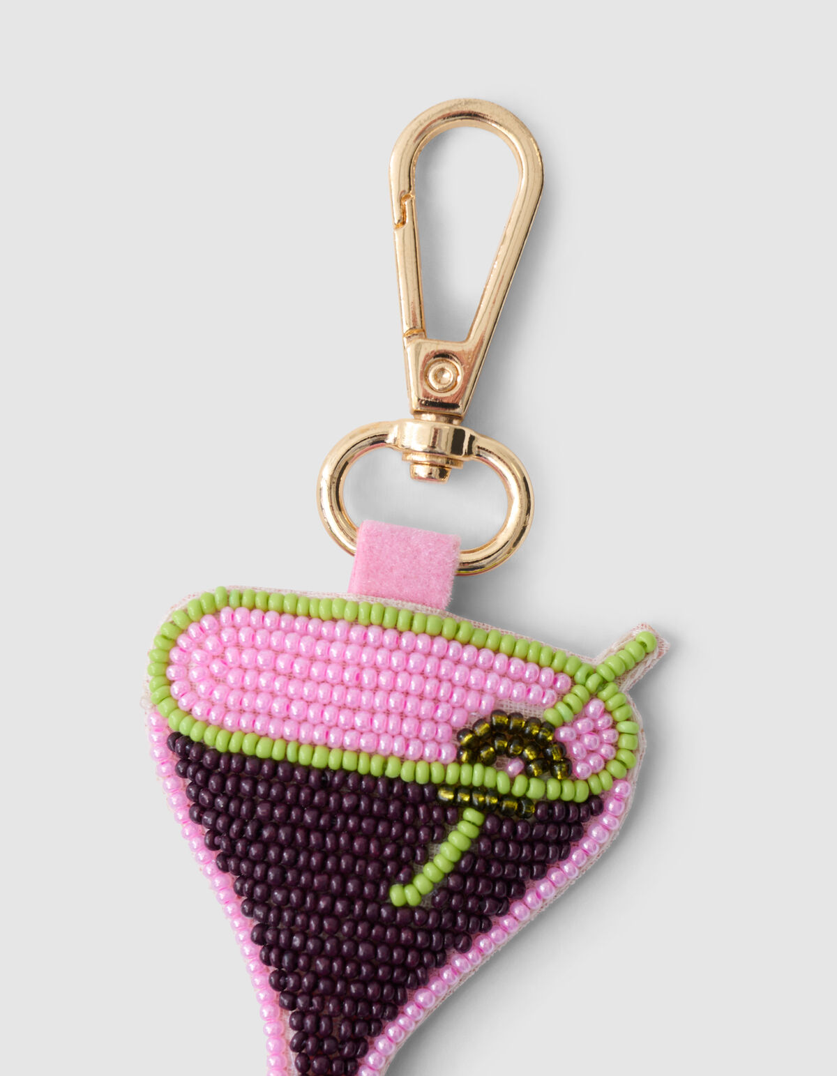 Perlen Cocktail Taschenanhänger Rosa SHOEBY ACCESSOIRES