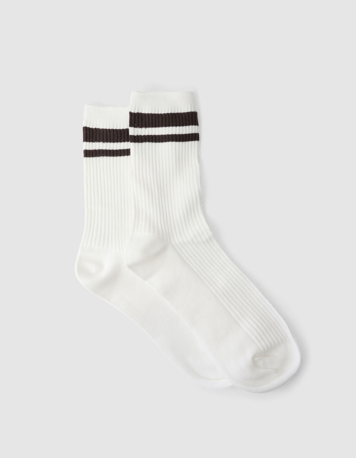 Sportliche Streep-Socken Braun SHOEBY ACCESSOIRES
