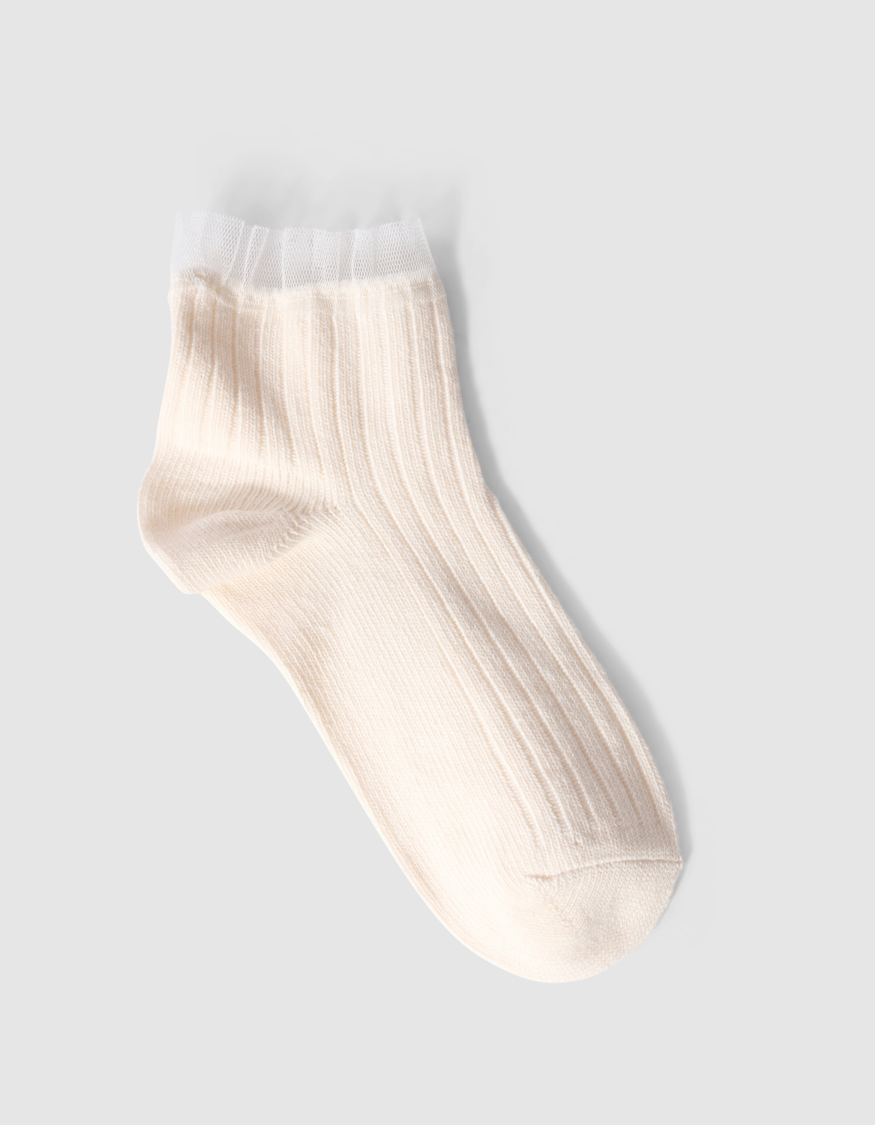 R&uuml;schensocken Gebrochen Wei&szlig; SHOEBY ACCESSOIRES