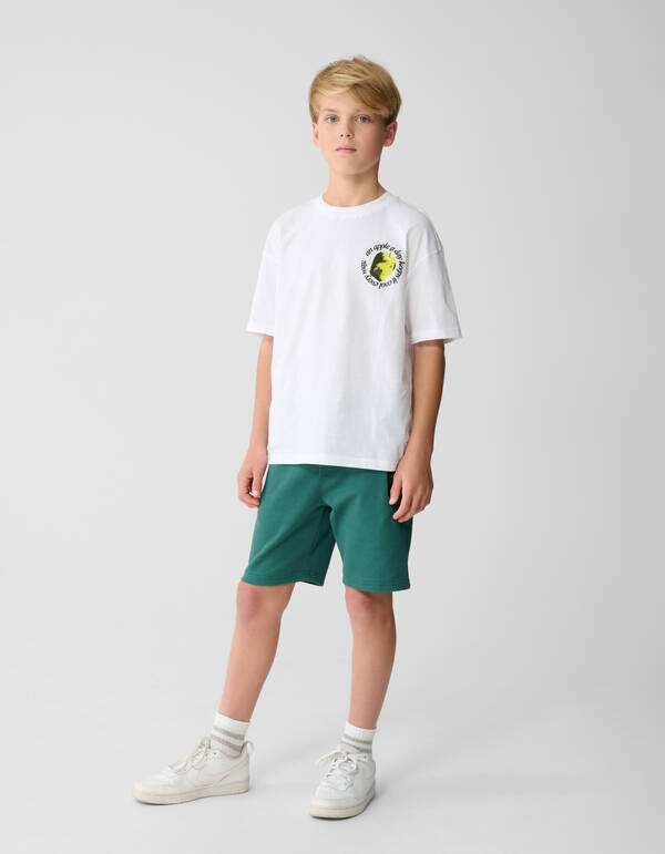 Apple Artwork T-Shirt Wei&szlig; SHOEBY BOYS