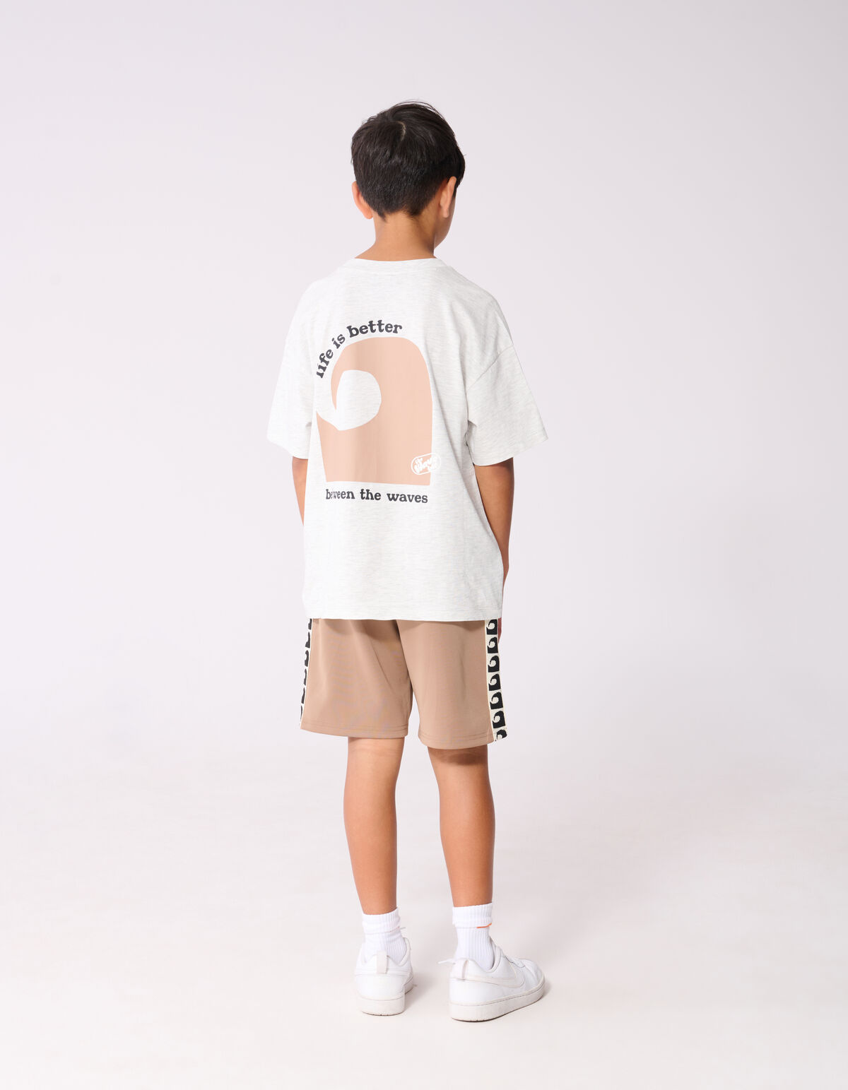 Welle Kurz Taupe SHOEBY BOYS