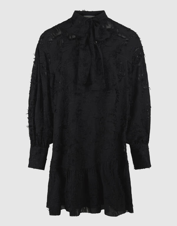 Bow Mini Dress Black SHOEBY WOMEN