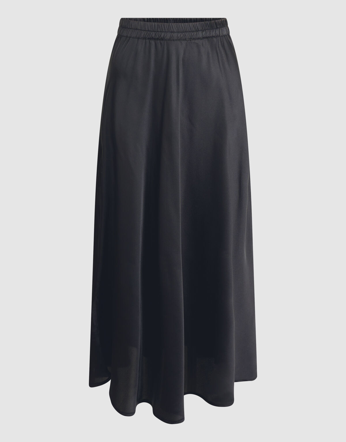 Satijnen Maxi Rok Zwart SHOEBY WOMEN