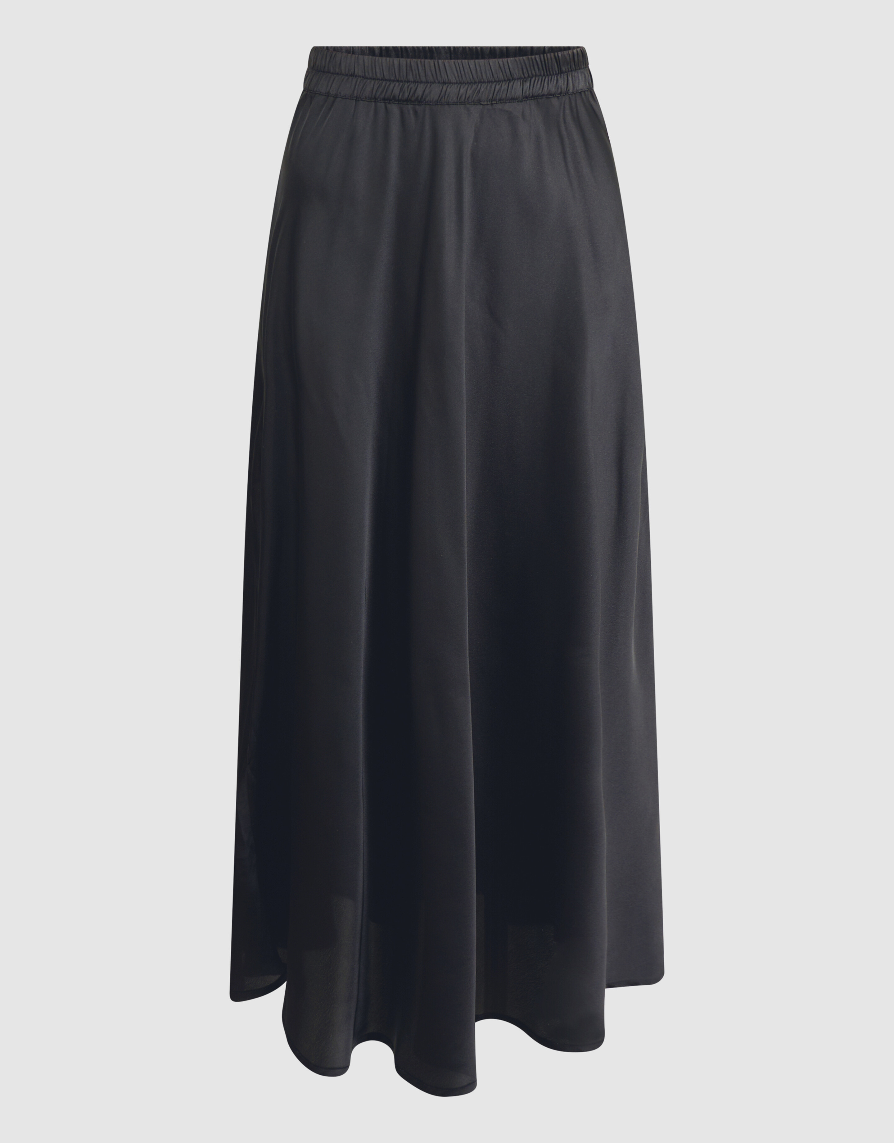 Satijnen Maxi Rok Zwart SHOEBY WOMEN