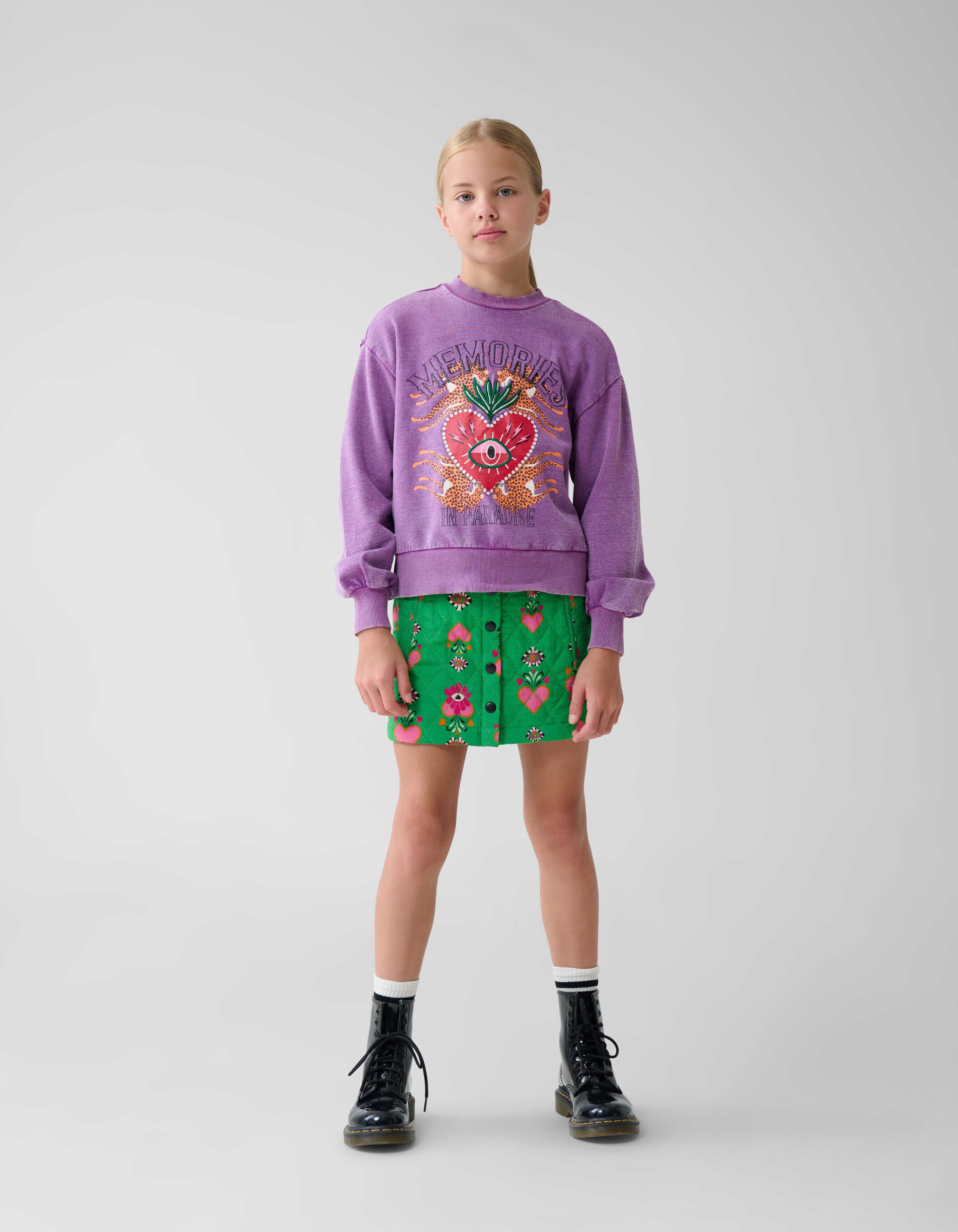 Artwork Pullover Lila von Lizzy SHOEBY GIRLS