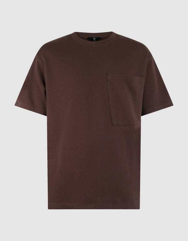 Cord-T-Shirt mit Taschen, dunkelbraun SHOEBY MEN