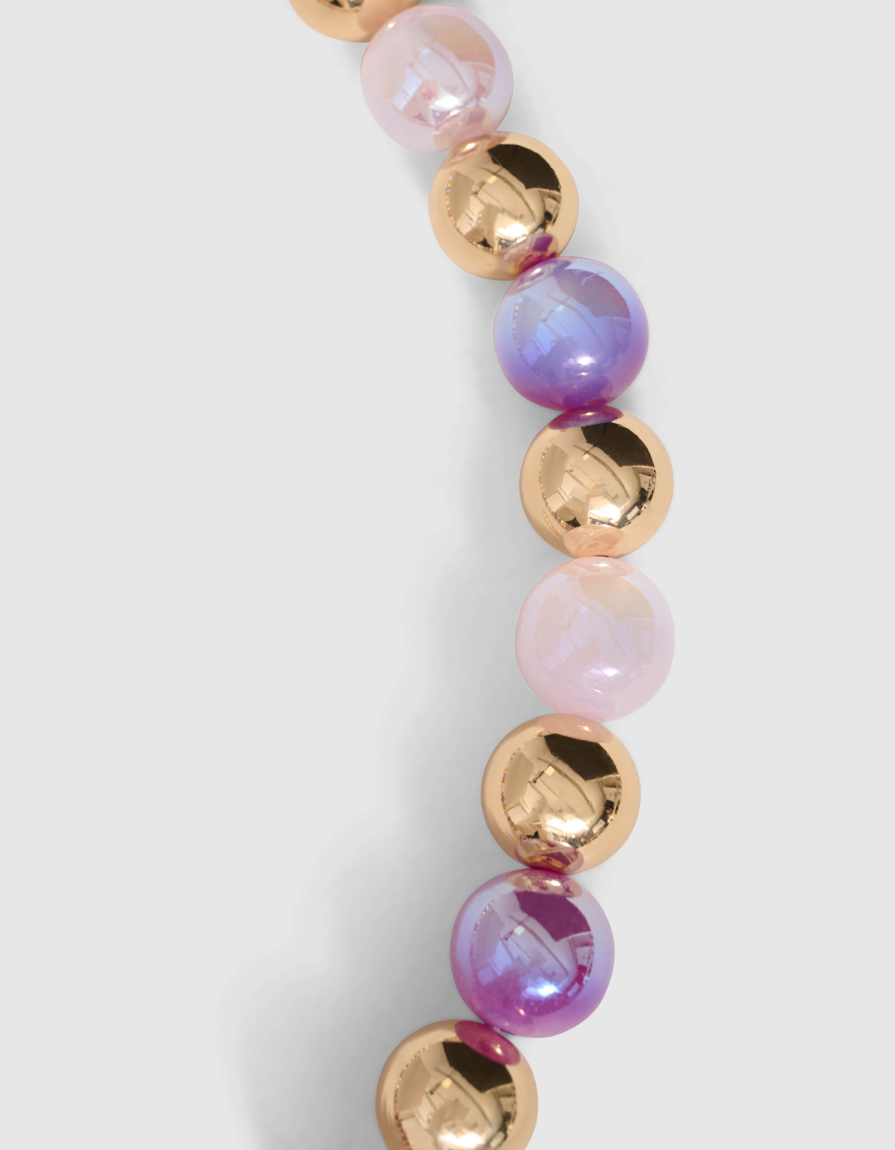 Crazy Color Perlenkette Gold SHOEBY ACCESSOIRES