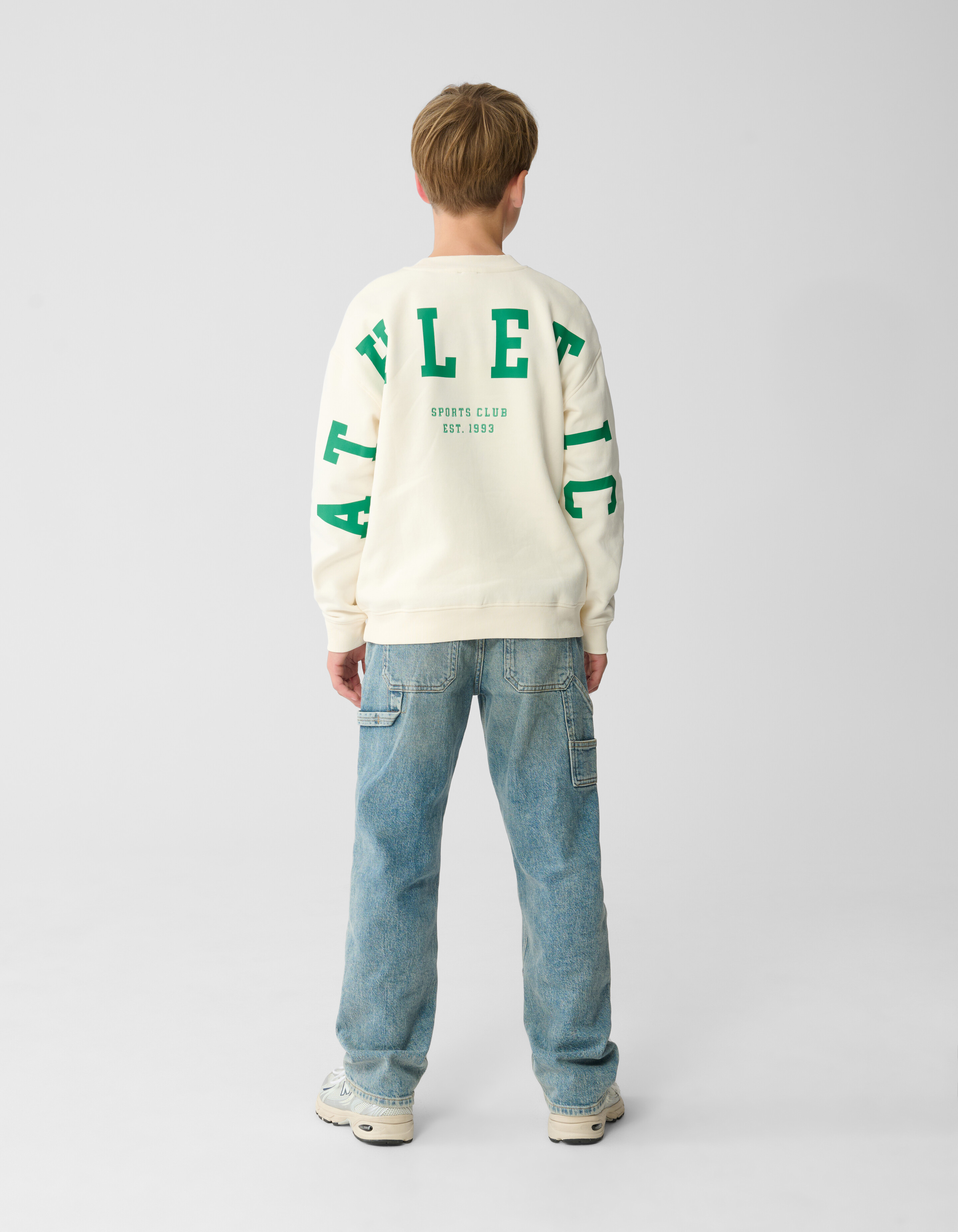 Sportlicher Pullover mit Grafikmuster, Off-White SHOEBY BOYS
