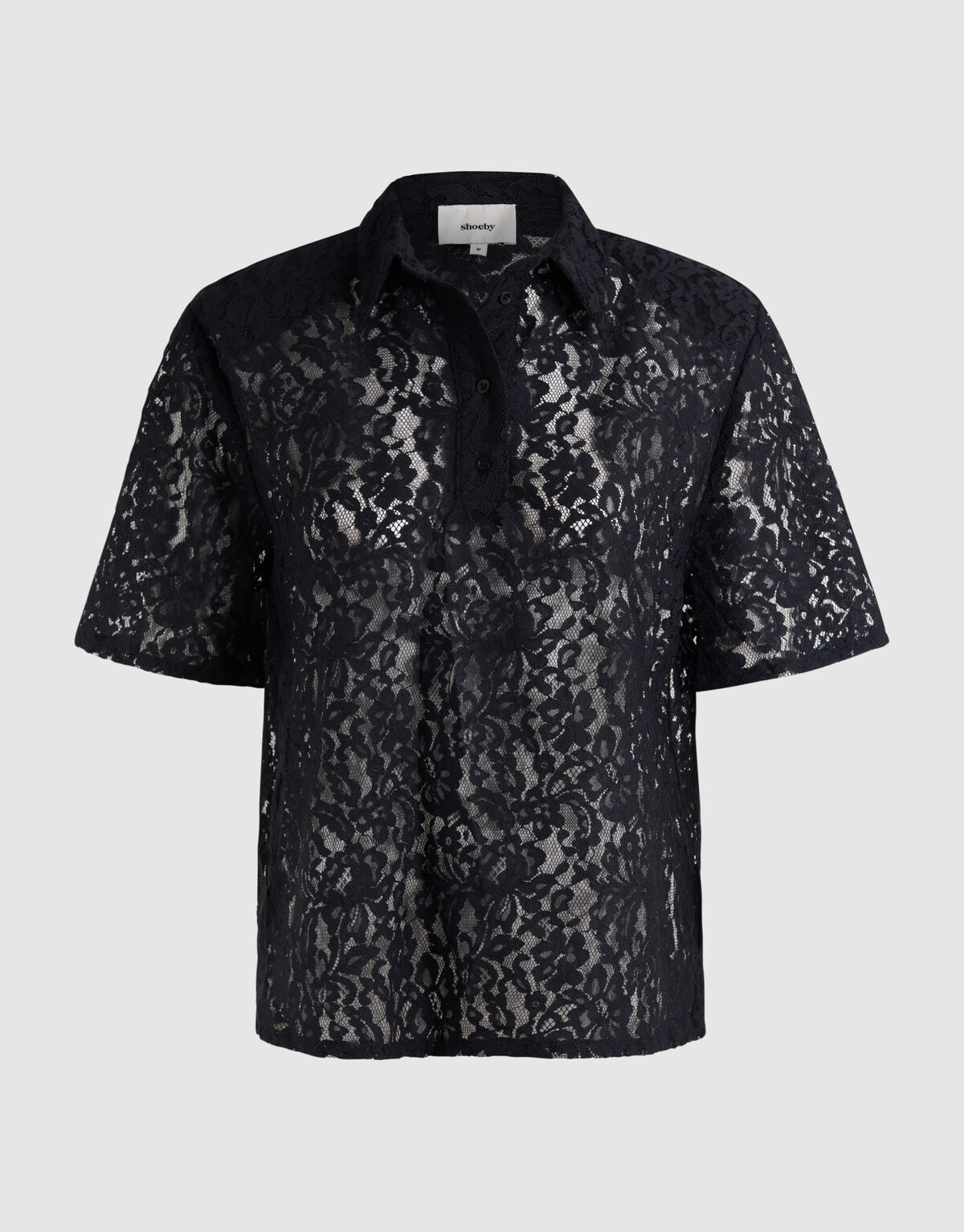 Spitzenbluse Schwarz SHOEBY WOMEN