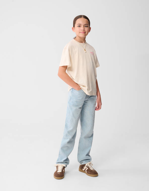 Dare To Wander Artwork T-Shirt Gebrochen Wei&szlig; SHOEBY GIRLS