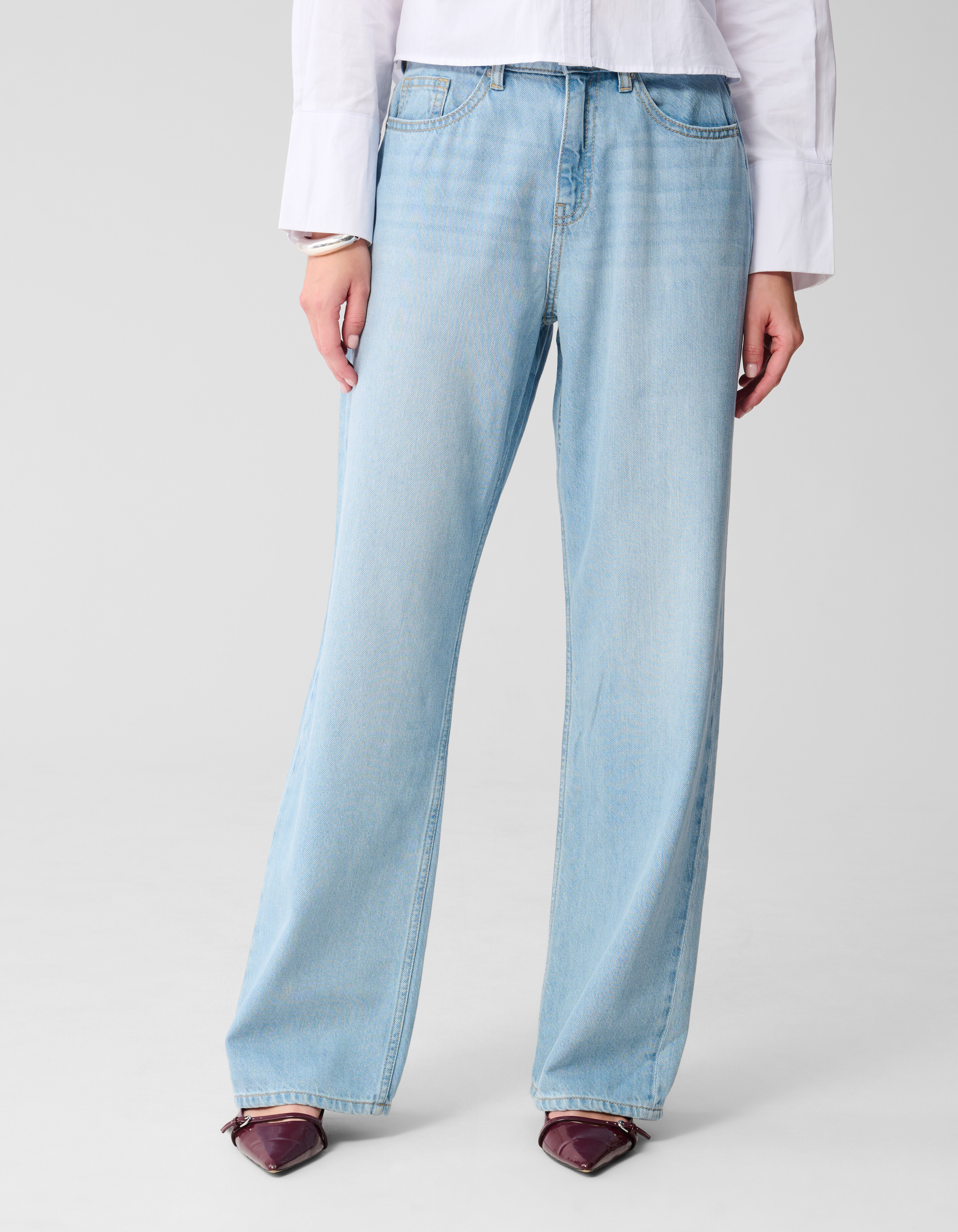 Weite Passform Jeans Extra Lang Gebleicht SHOEBY WOMEN