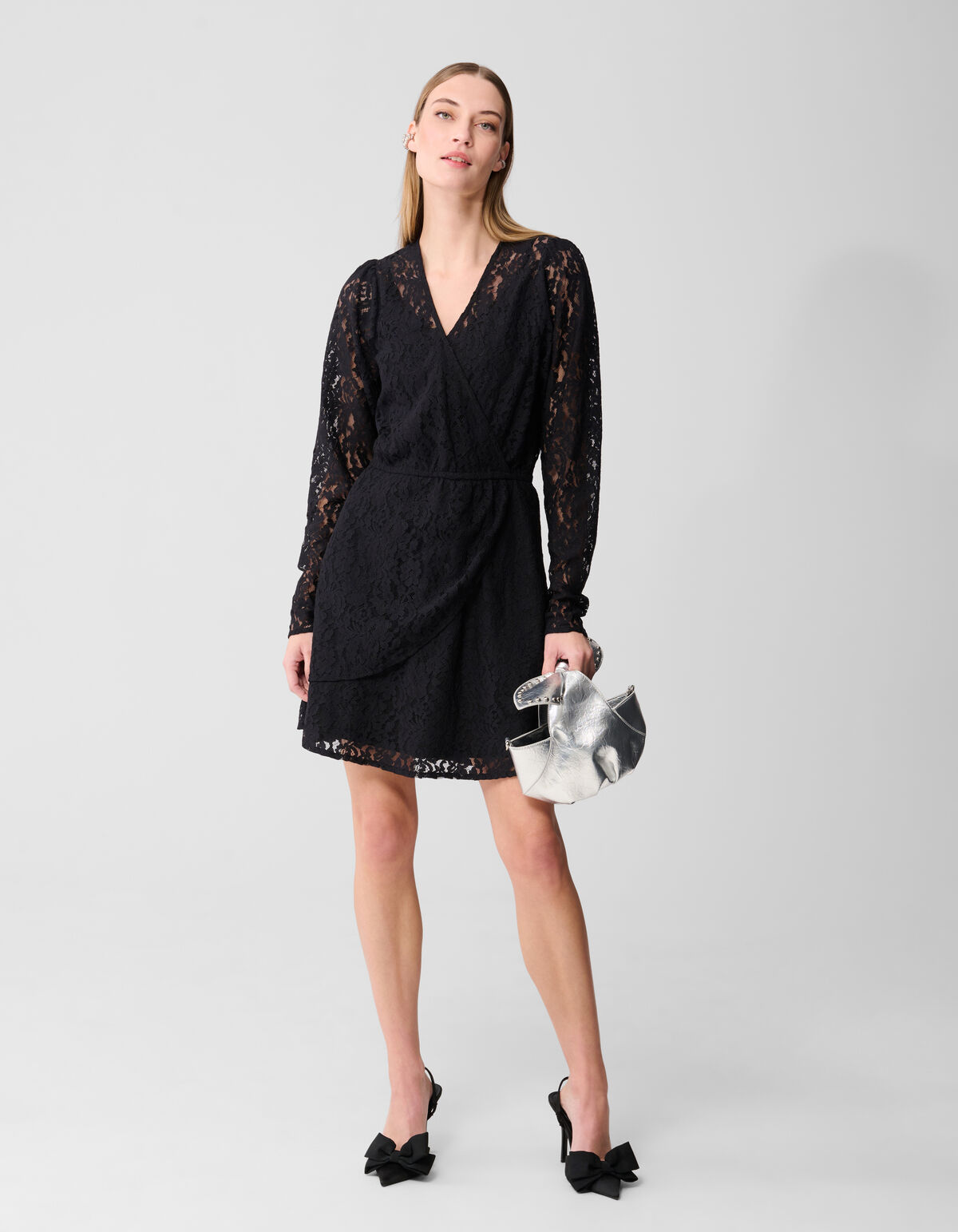 Schwarzes Minikleid aus Spitze SHOEBY WOMEN