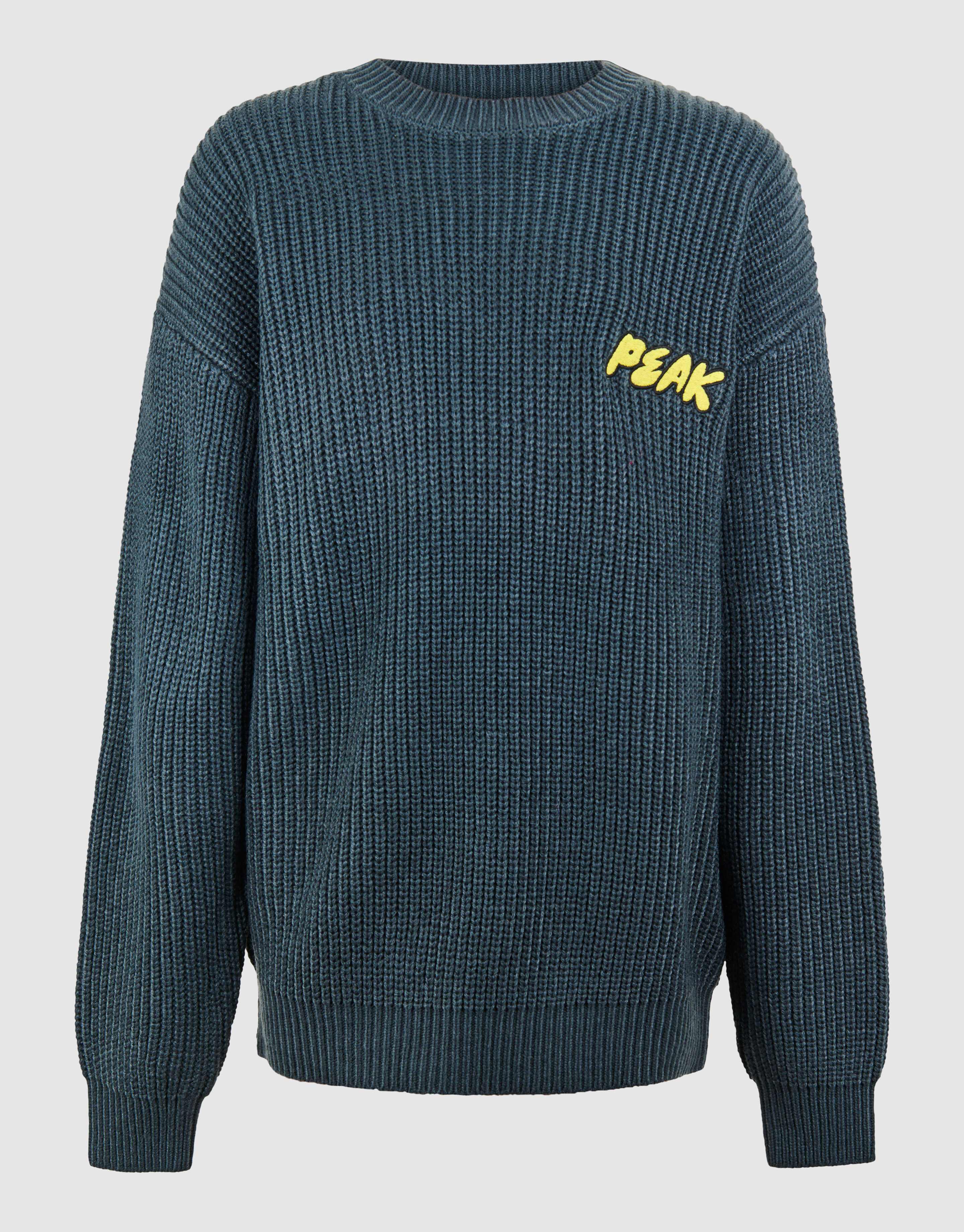 Peak Stickerei Strickpullover Gr&uuml;n SHOEBY BOYS