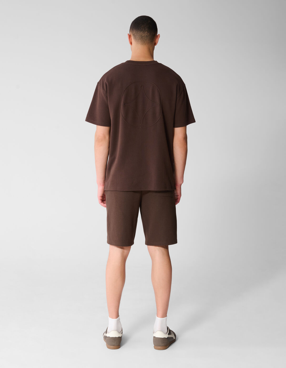 Cord-T-Shirt mit Taschen, dunkelbraun SHOEBY MEN