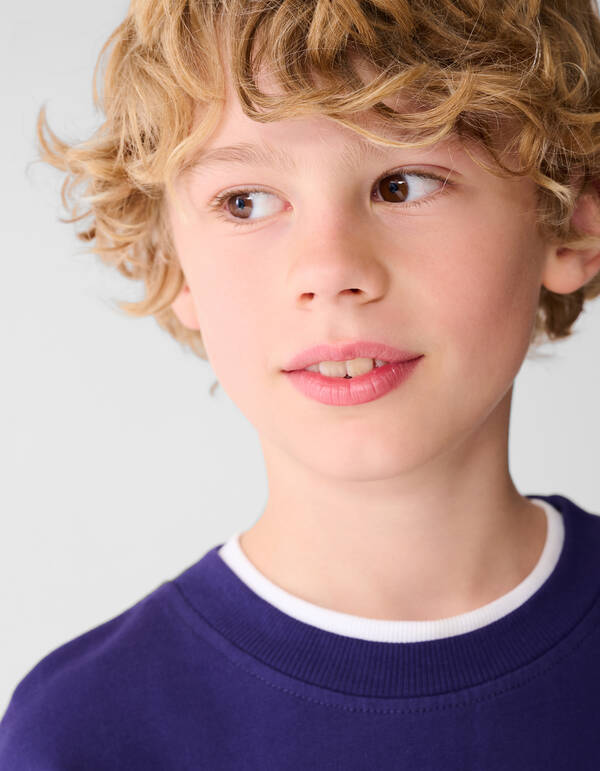 Fear None Kunst Sweatshirt Lila SHOEBY BOYS