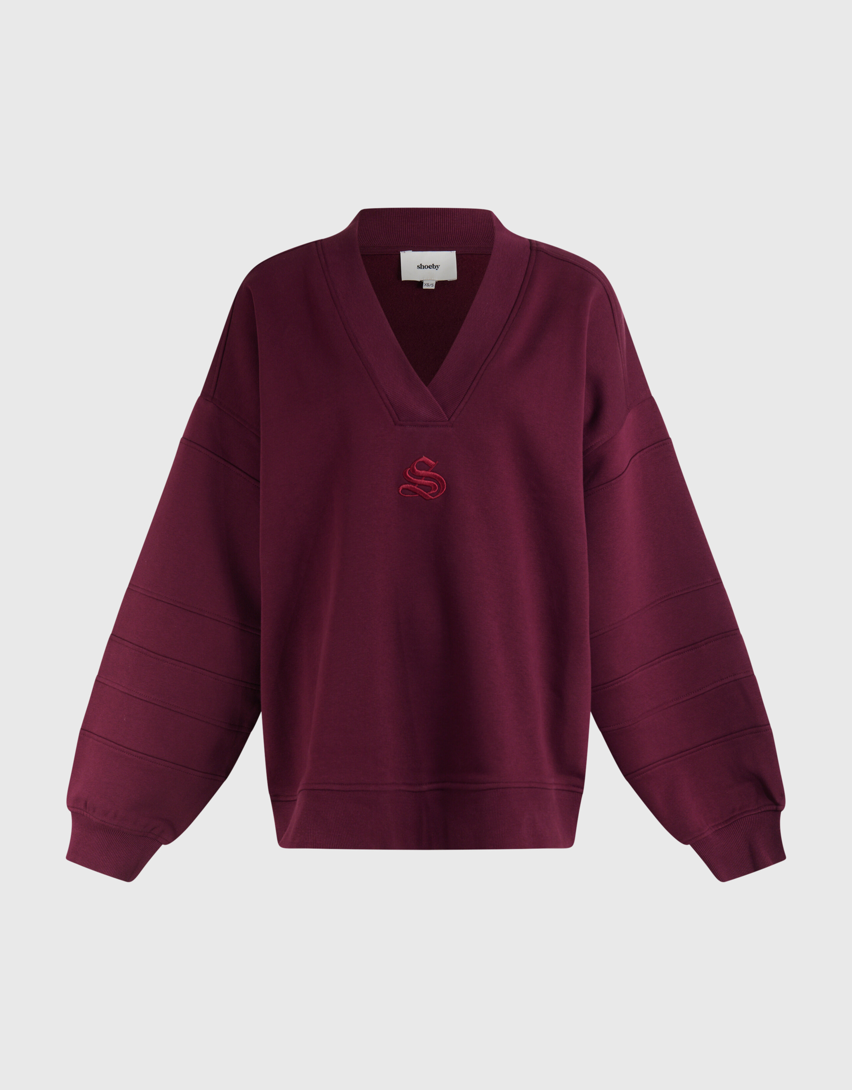 Varsity Logo Pullover Dunkelrot SHOEBY WOMEN