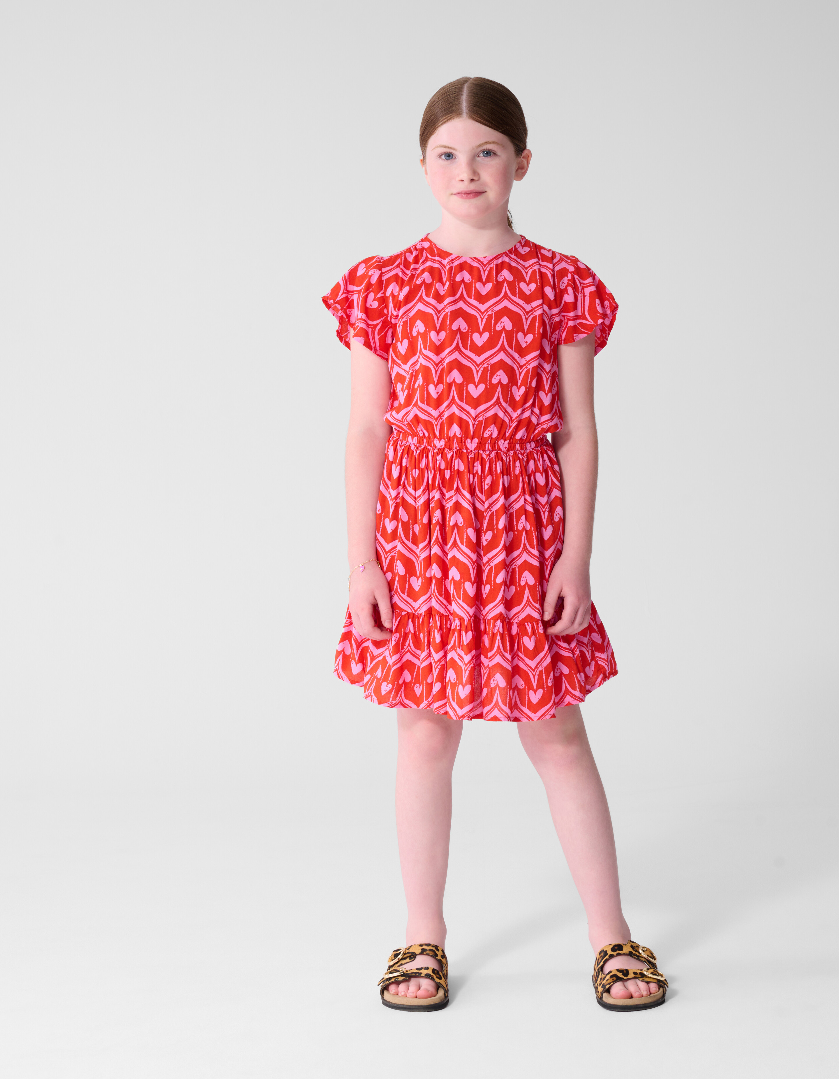 Herzprint Mini Kleid Rosa SHOEBY GIRLS