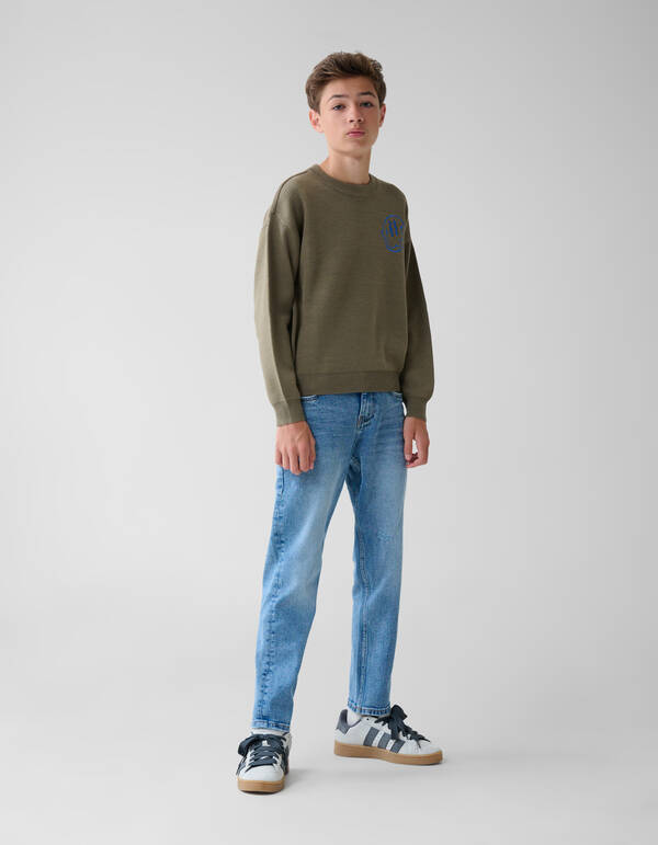 Baggy Fit Jeans Dunkelblau SHOEBY BOYS