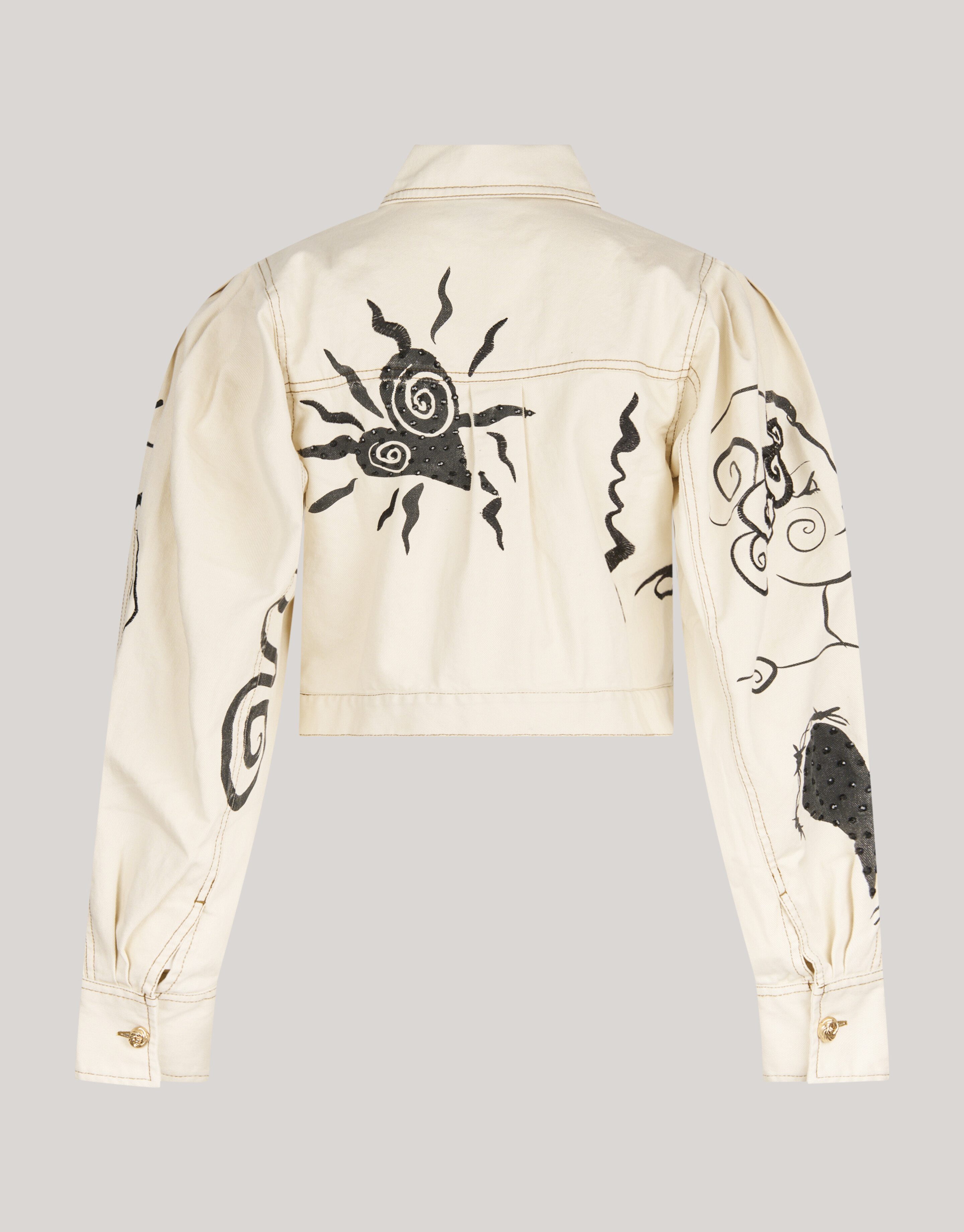 Bedruckte Jeansjacke off-white SHOEBY WOMEN