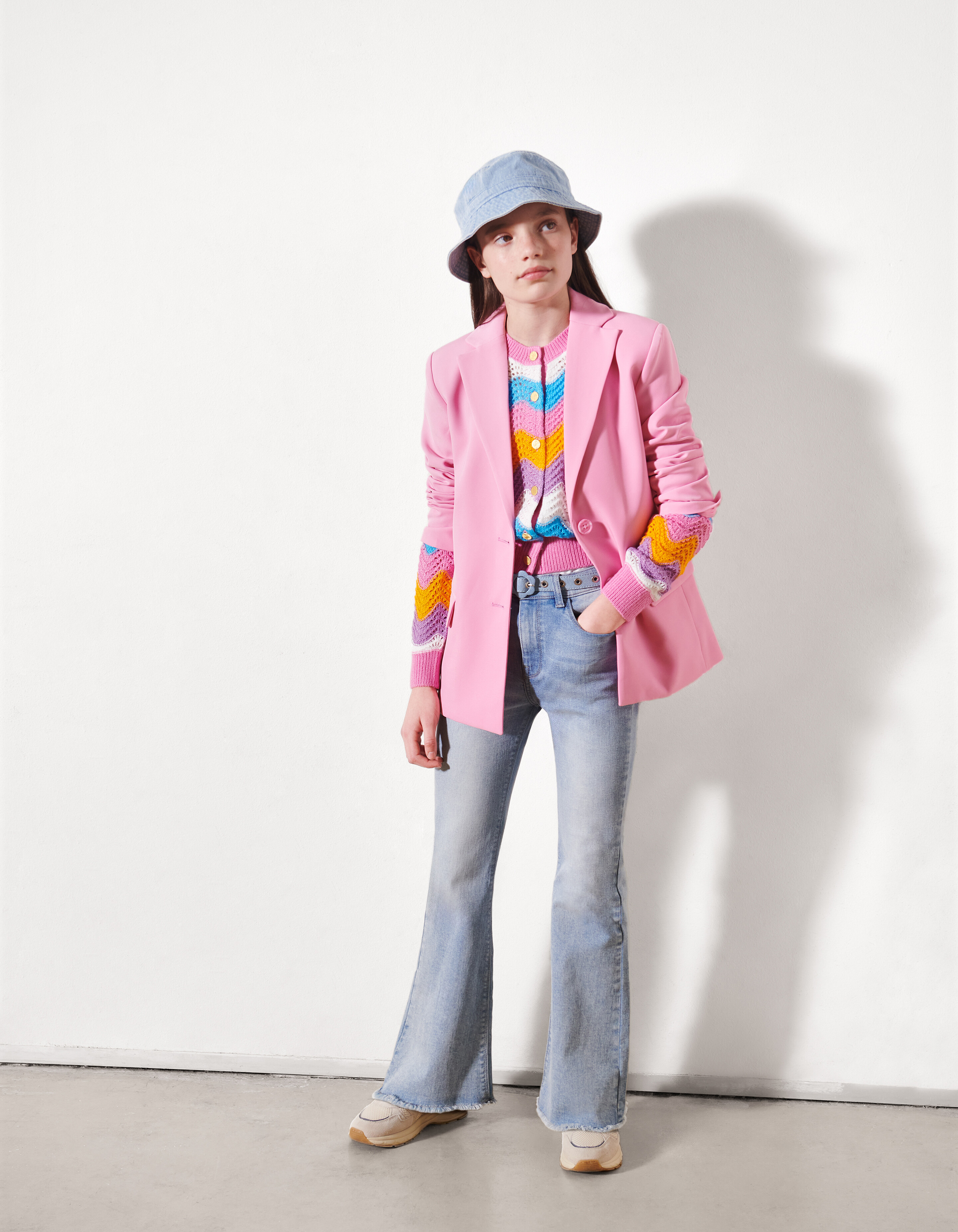 Flared Fit Jeans gebleicht SHOEBY GIRLS