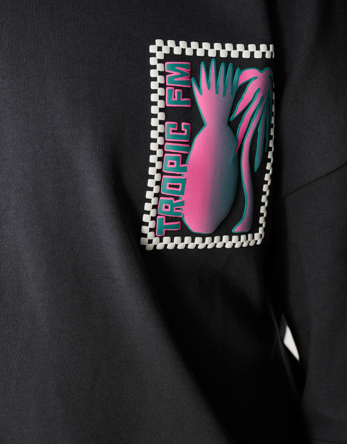 Tropic Artwork T-Shirt Dunkelgrau SHOEBY BOYS