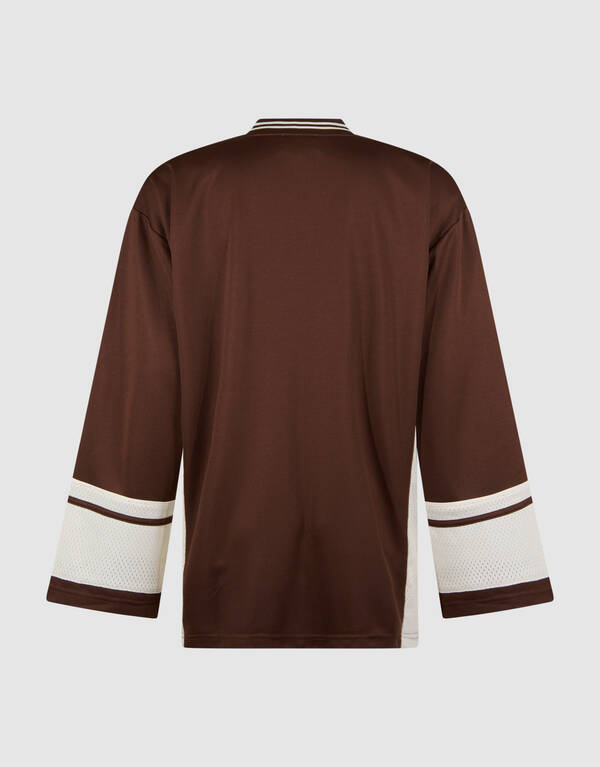 Oversized Baseball Langarmshirt Bruin SHOEBY WOMEN