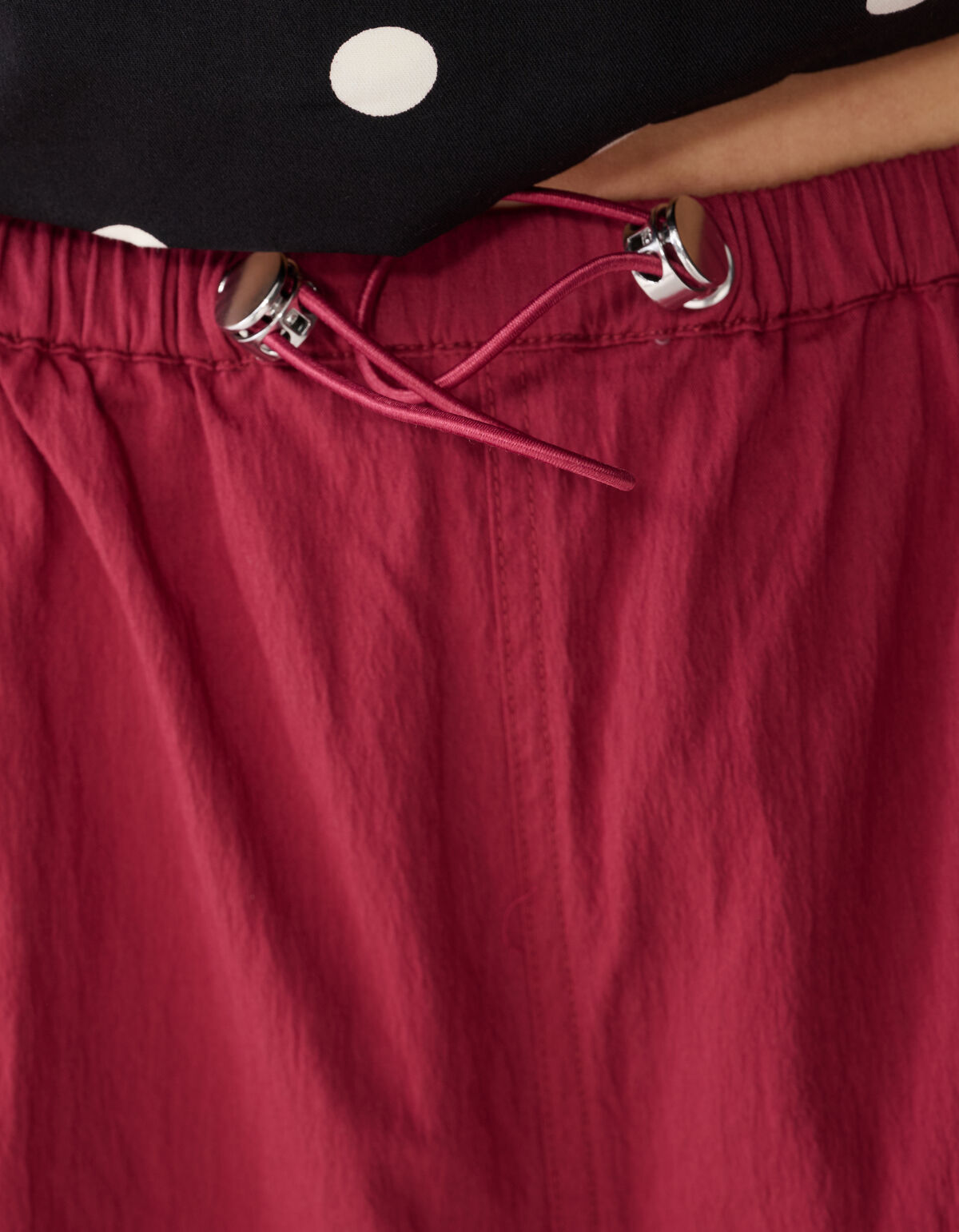 Balloon Fit Jogginghose Dunkelrot SHOEBY WOMEN