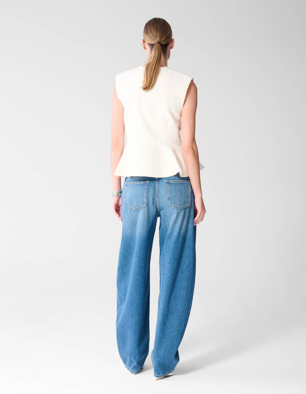 Jeans im Barrel-Fit Dunkelblau SHOEBY WOMEN
