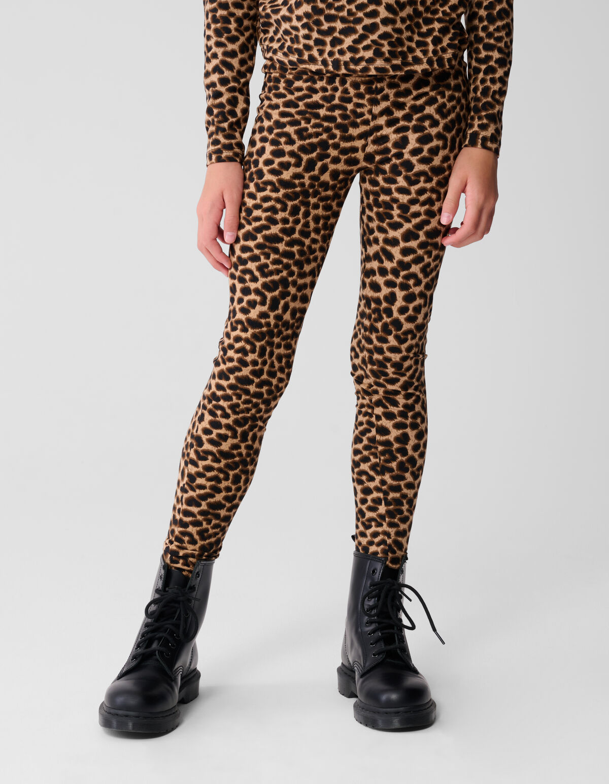 Leoparden-Leggings Braun SHOEBY GIRLS