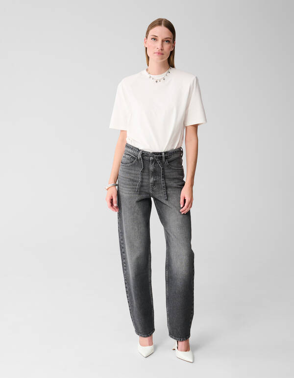 Balloon Fit Jeans Grijs SHOEBY WOMEN