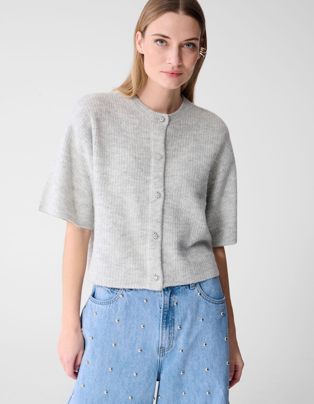 Kurzarmjacke Hellgrau SHOEBY WOMEN