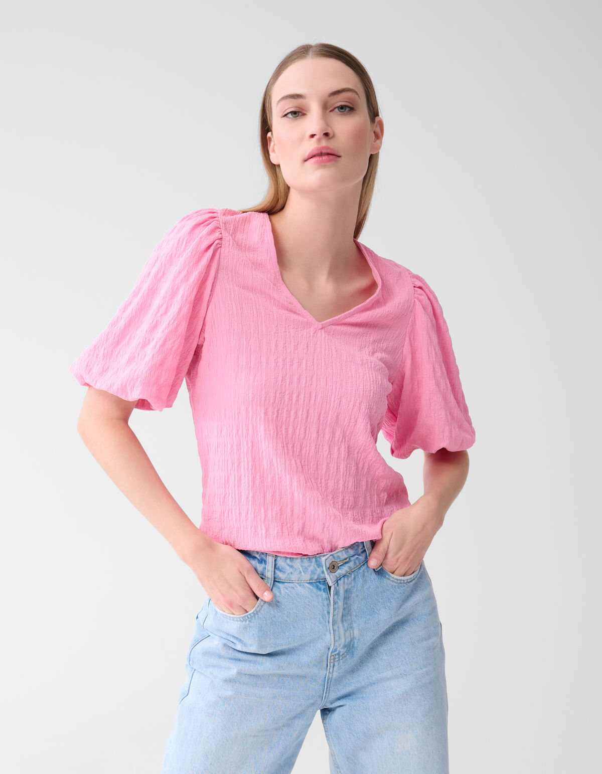 Crinkle Top Rosa SHOEBY WOMEN