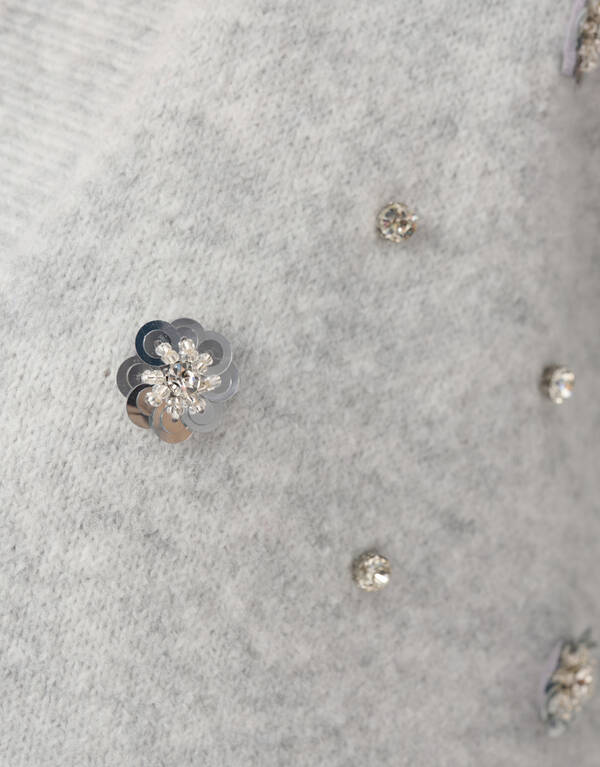 Strassweste Grau SHOEBY WOMEN