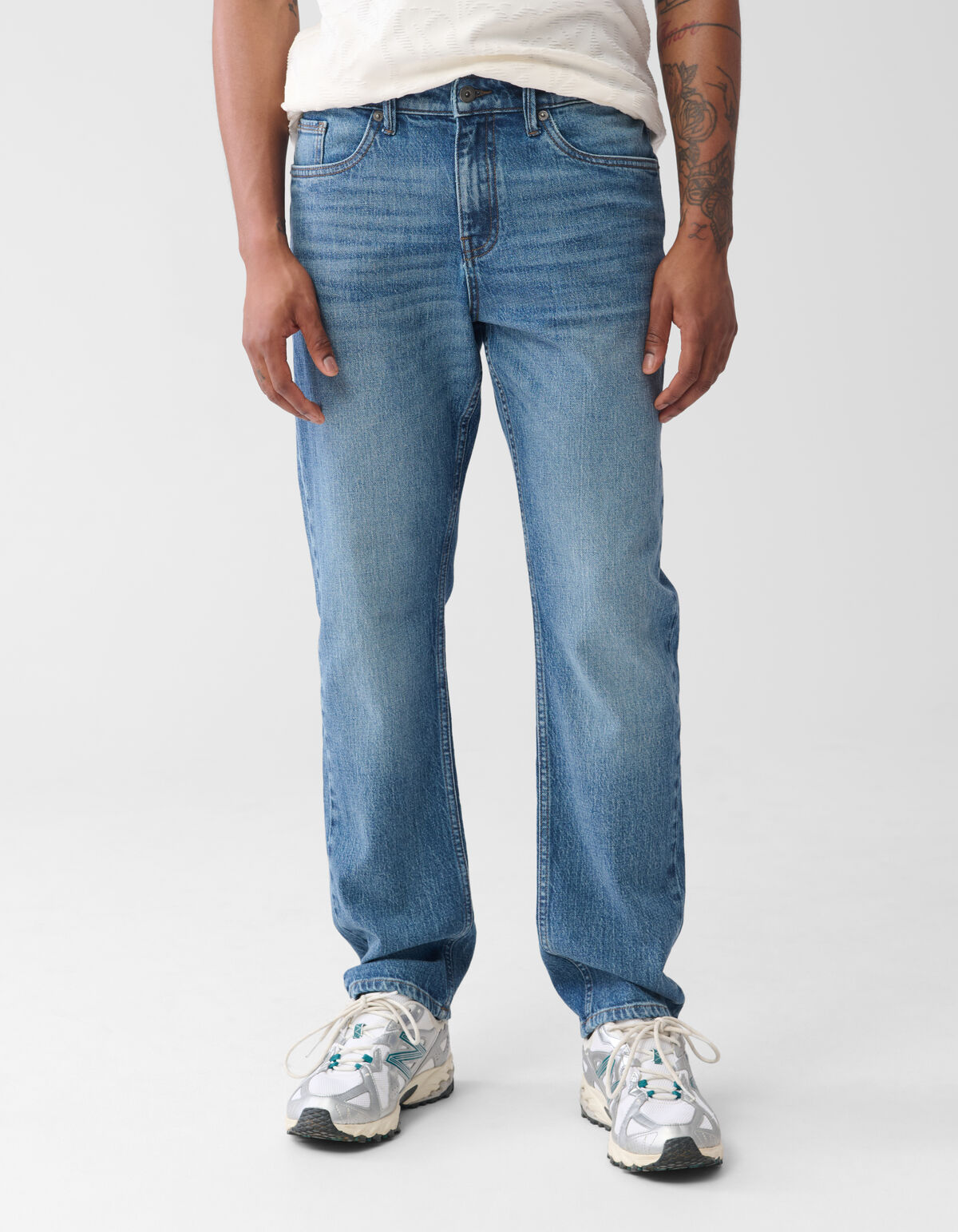 Tapered Fit Jeans Mediumstone L32 SHOEBY MEN
