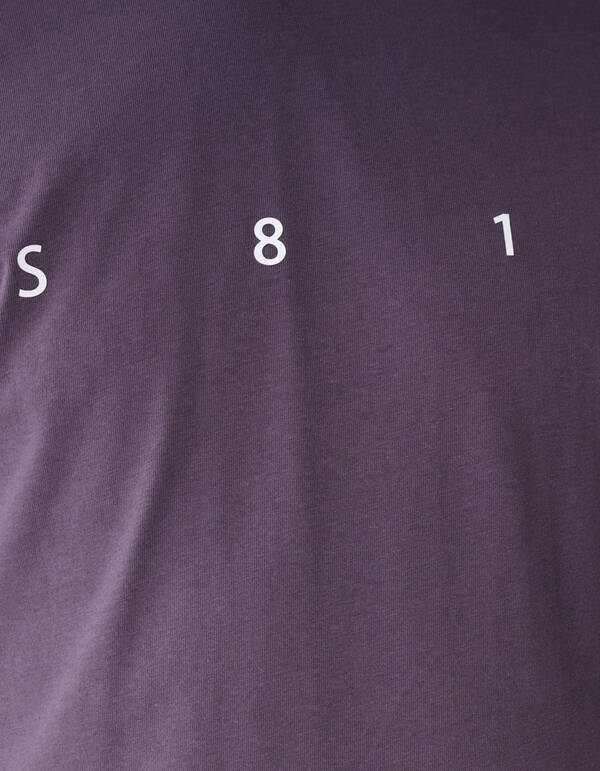 Minimal Artwork T-Shirt Lila SHOEBY MEN
