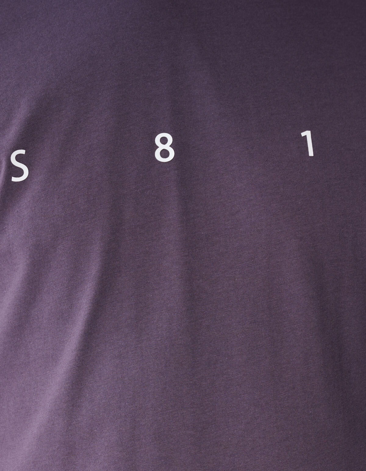 Minimal Artwork T-Shirt Lila SHOEBY MEN