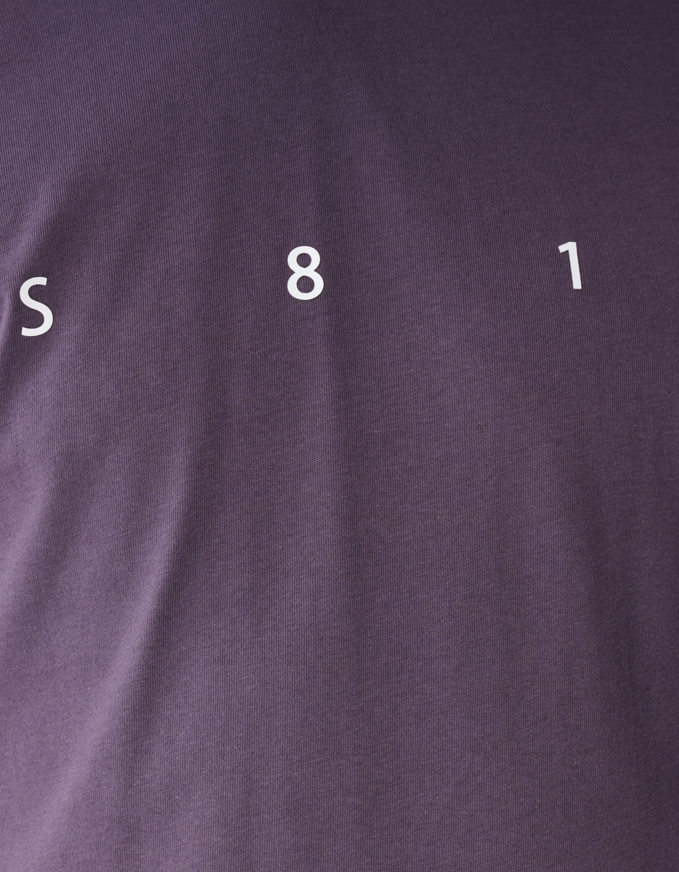 Minimal Artwork T-Shirt Lila SHOEBY MEN