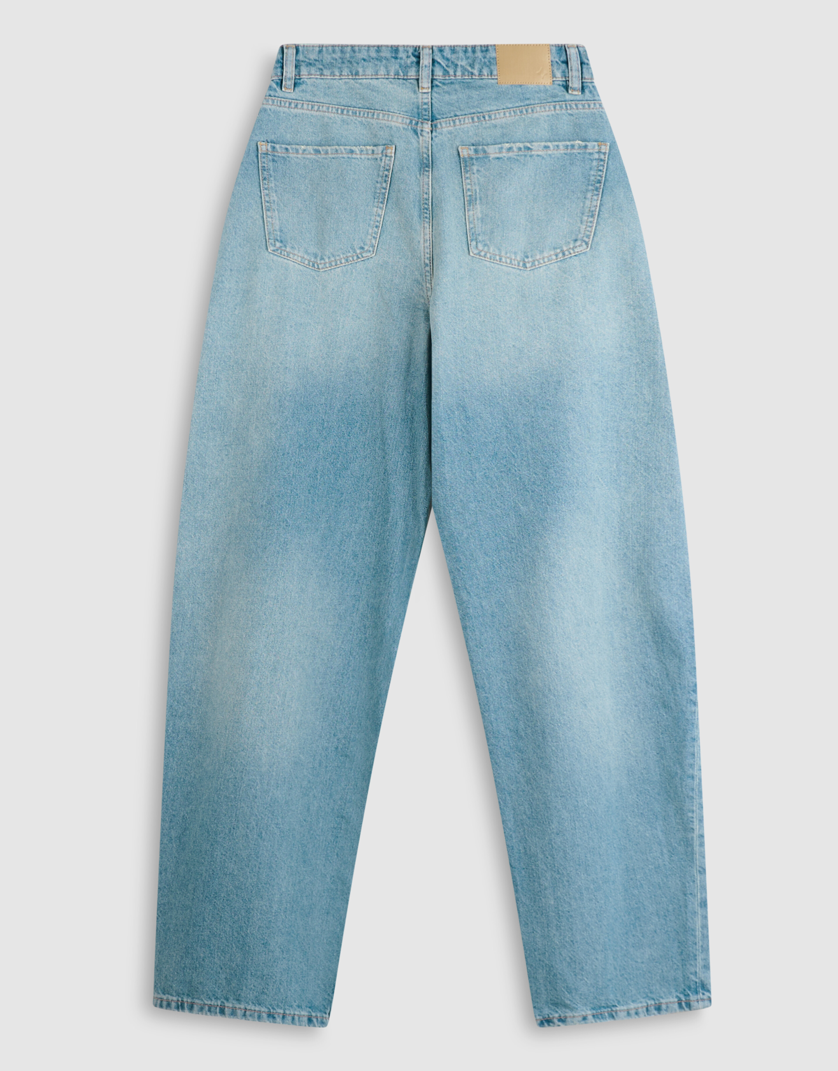 Baggy Fit, umgeschlagene Jeans Mittlerer Stein SHOEBY WOMEN
