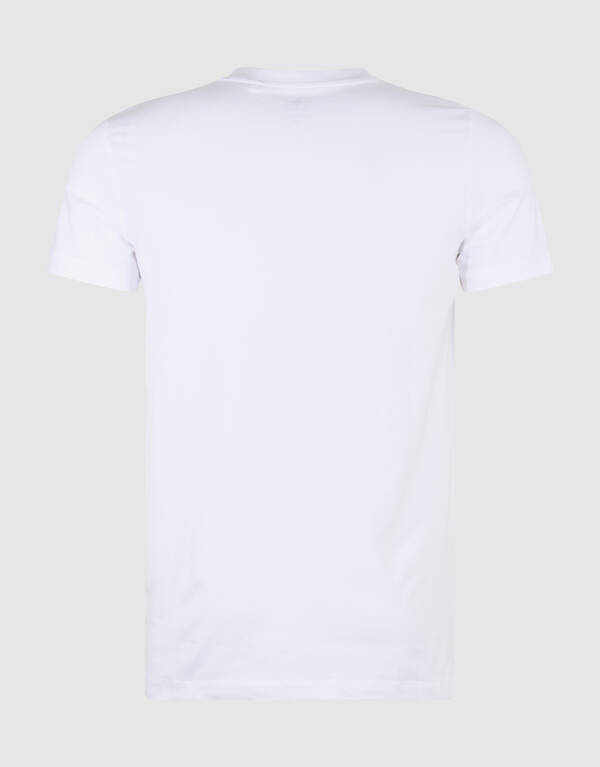 Basic-T-Shirt Wei&szlig; SHOEBY MEN