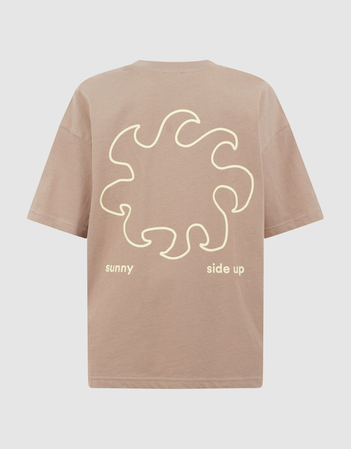Sunny Side Artwork T-Shirt Taupe SHOEBY BOYS