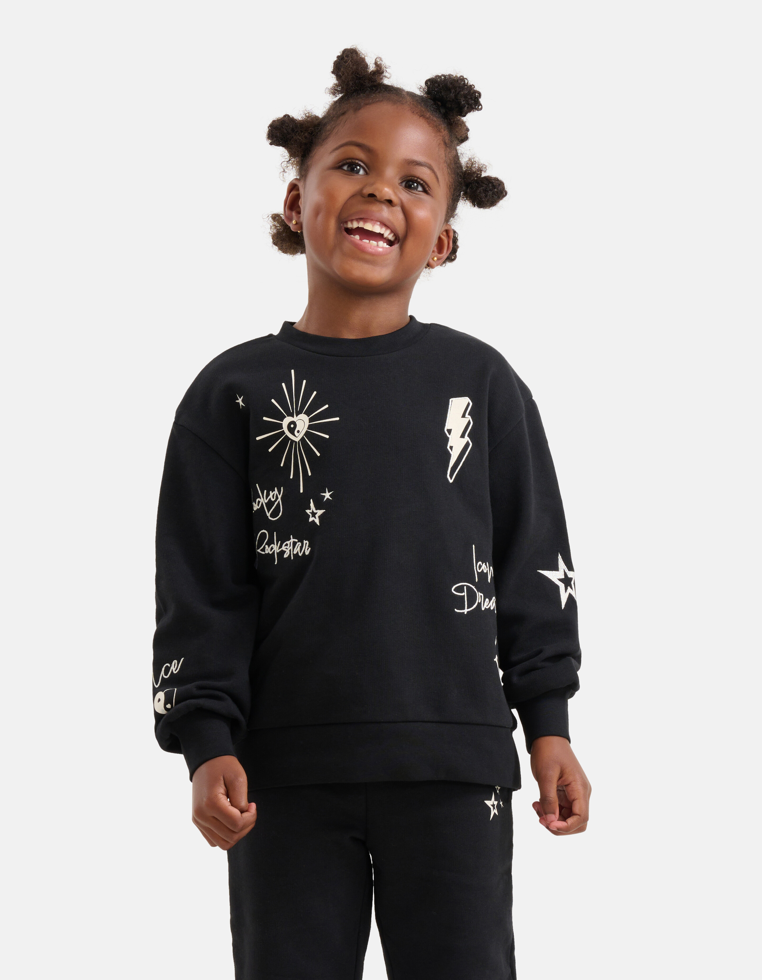 Artwork Pullover Schwarz SHOEBY GIRLS