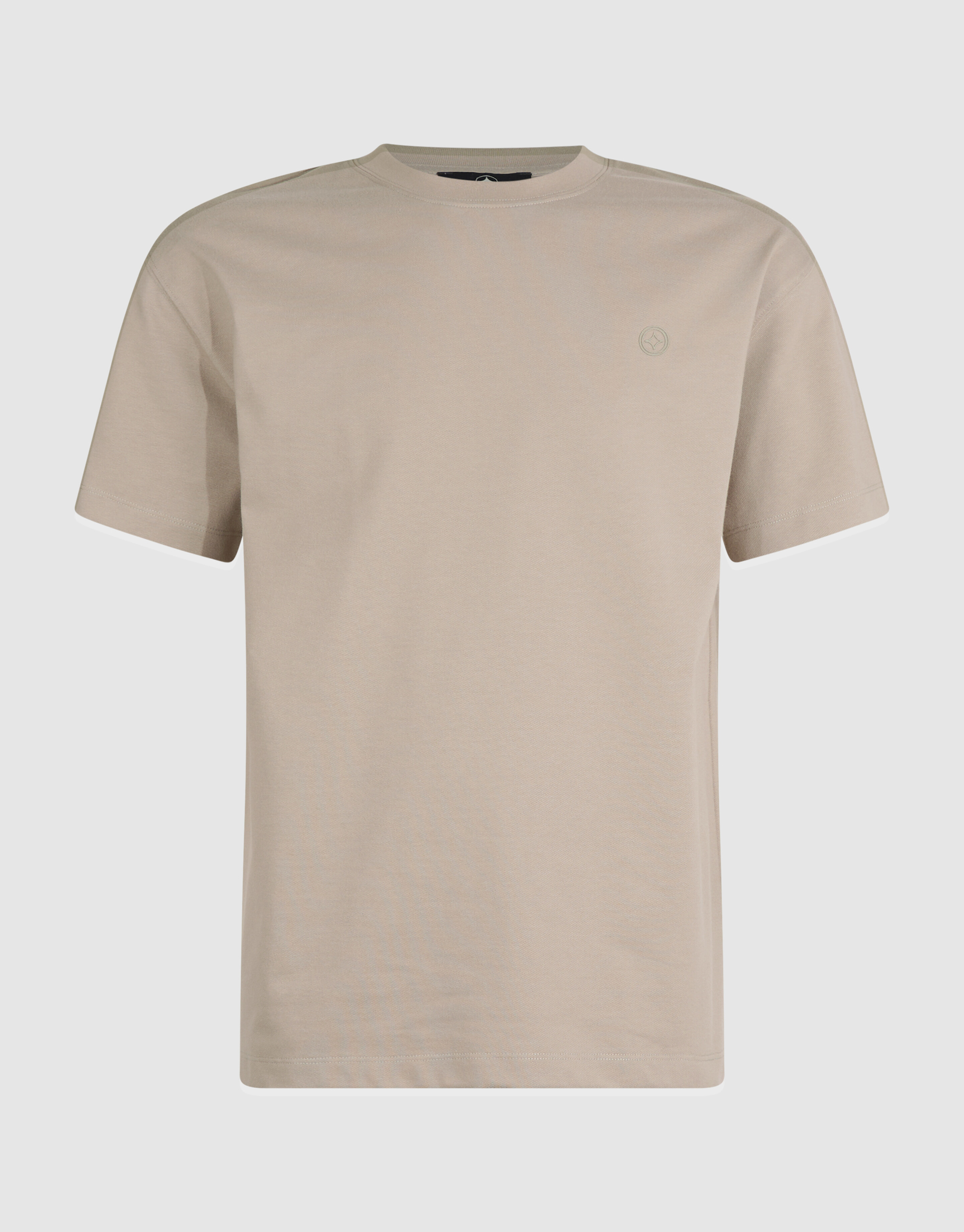 Twill-Grafik-T-Shirt Hellgr&uuml;n SHOEBY MEN