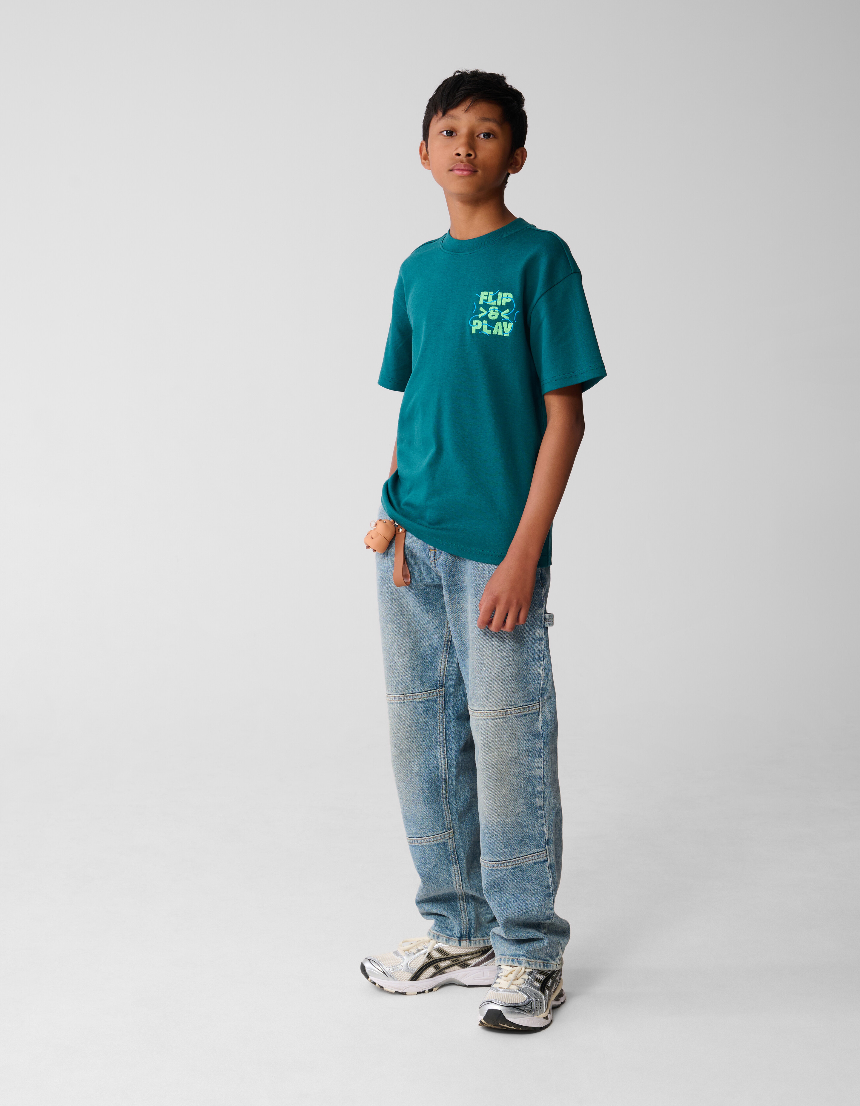 Play Artwork T-shirt Dunkelgrün SHOEBY BOYS