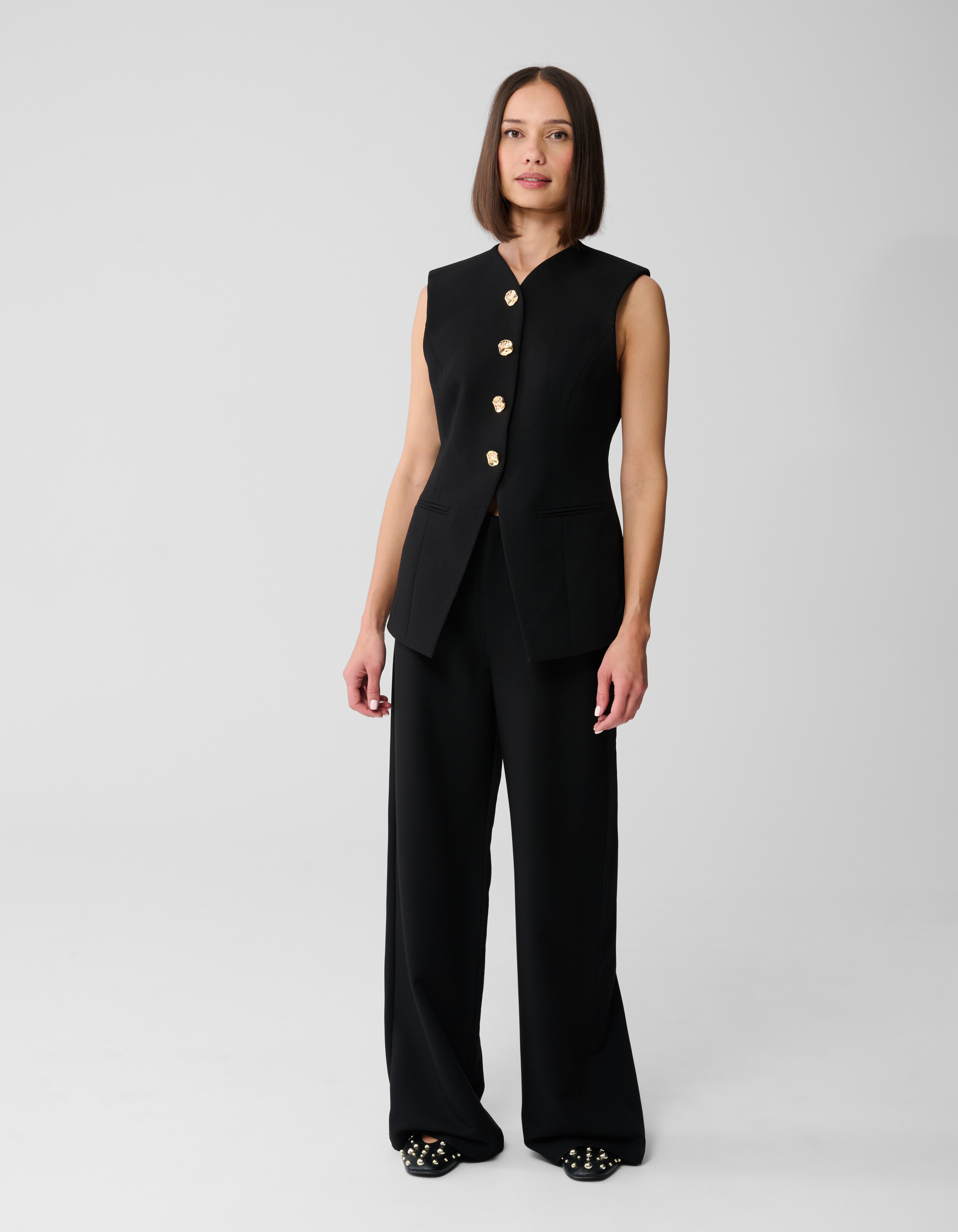 Sanduhr-Weste Schwarz SHOEBY WOMEN