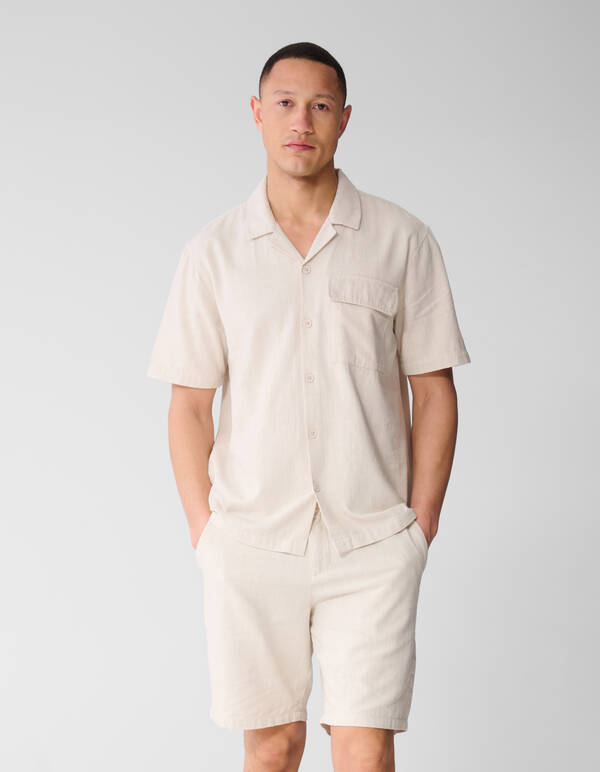 Struktur Hemd Sand SHOEBY MEN