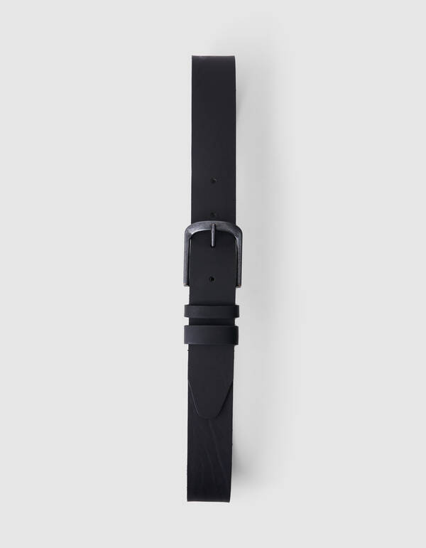 Lederg&uuml;rtel Schwarz SHOEBY ACCESSOIRES