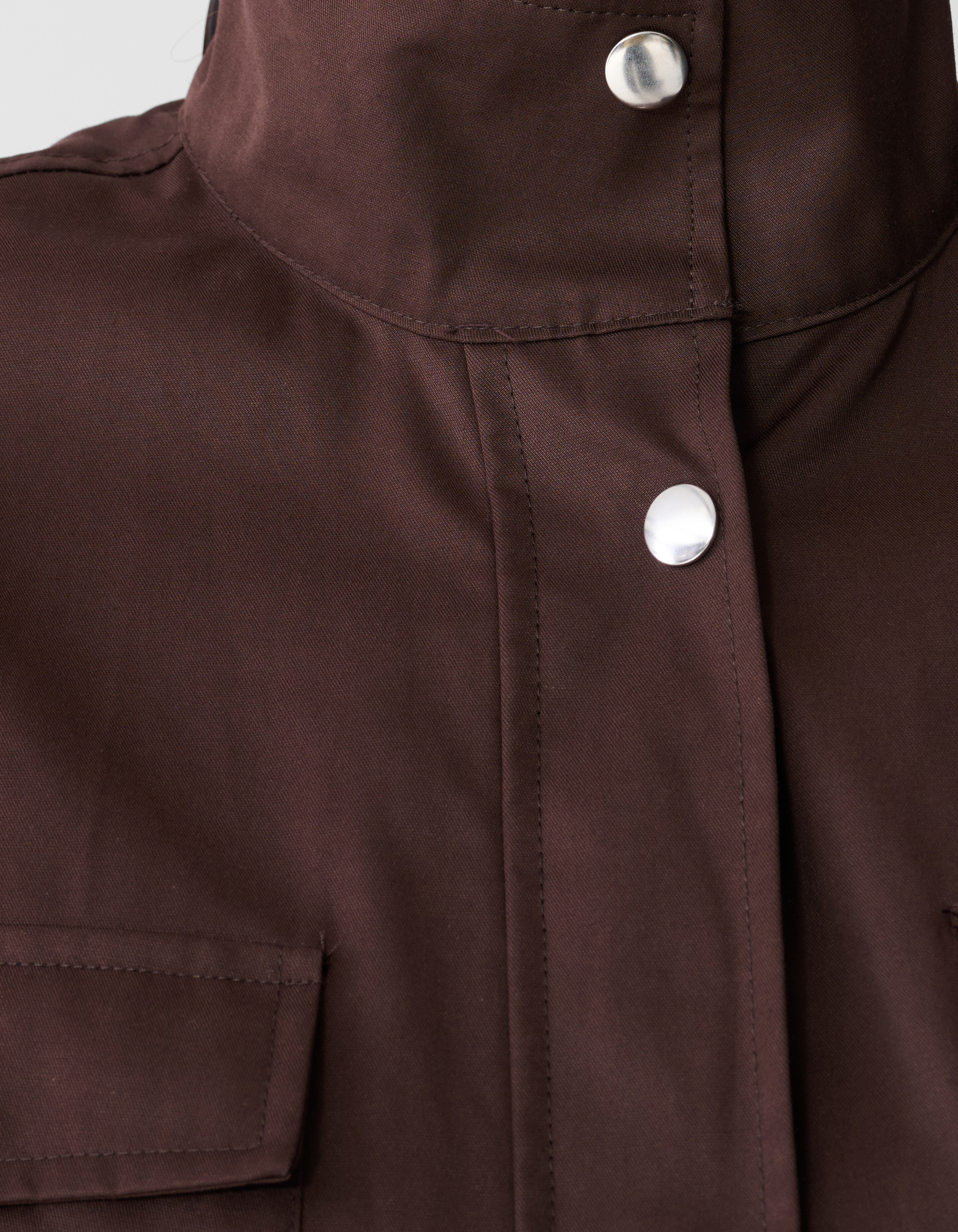 Satin-Jumpsuit in Dunkelbraun SHOEBY WOMEN