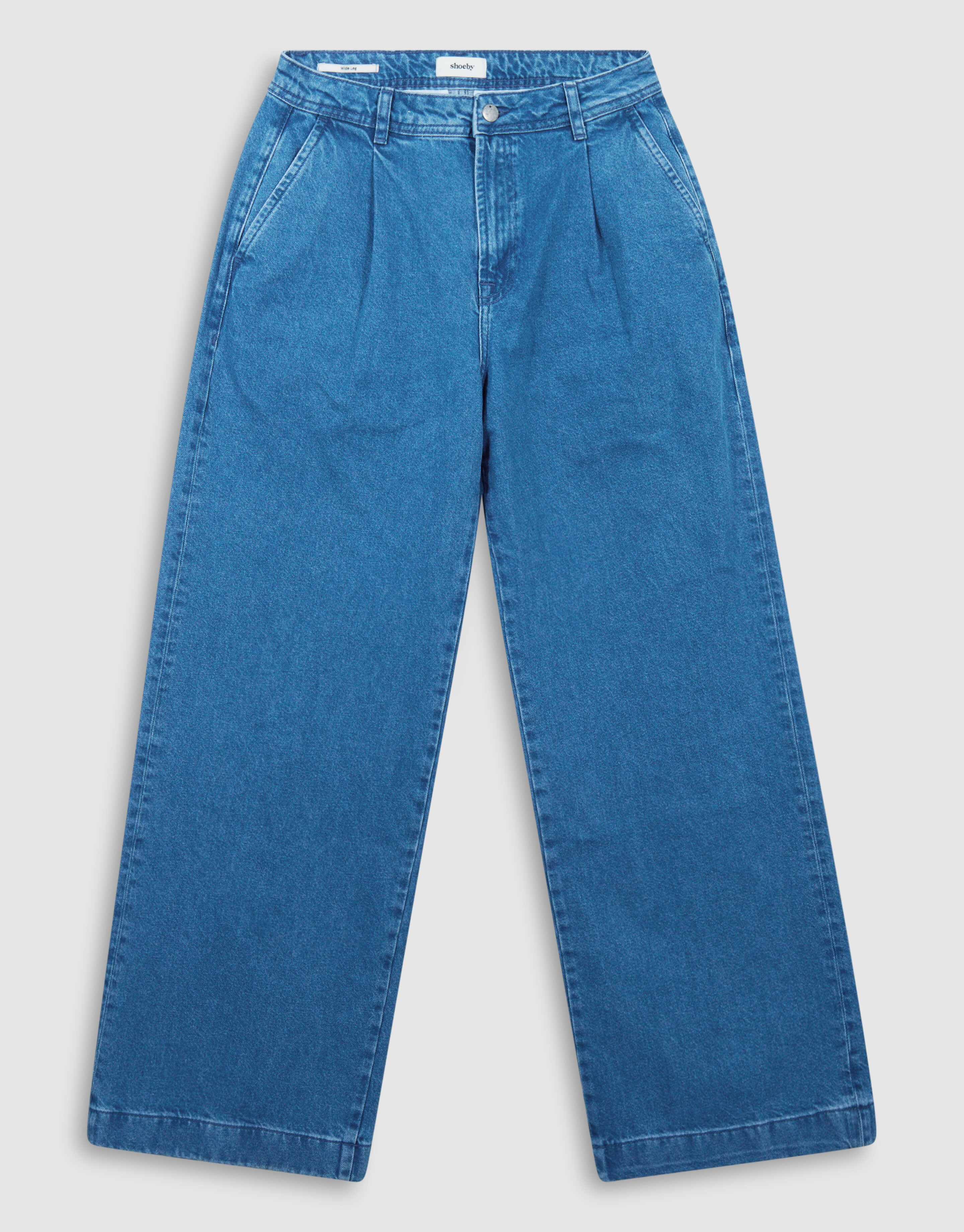 Faltenhose mit weitem Bein, Mediumstone SHOEBY WOMEN