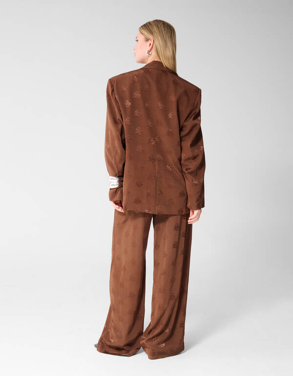 Jacquard Blazer Braun SHOEBY WOMEN