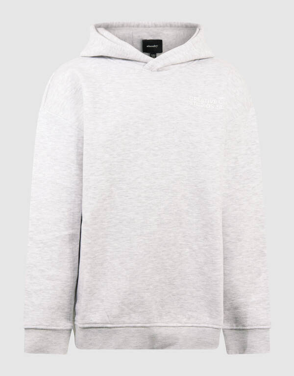 Minimalistischer Hoodie, hellgrau SHOEBY BOYS